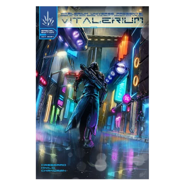 Nicholas Casbarro, the mastermind behind the Vitalerium Series, fuses rich storytelling with thrilling sci-fi elements. Drawing inspiration from both classic and contemporary science fiction, he continues to expand the Vitalerium universe, delivering captivating new adventures to fans around the globe.