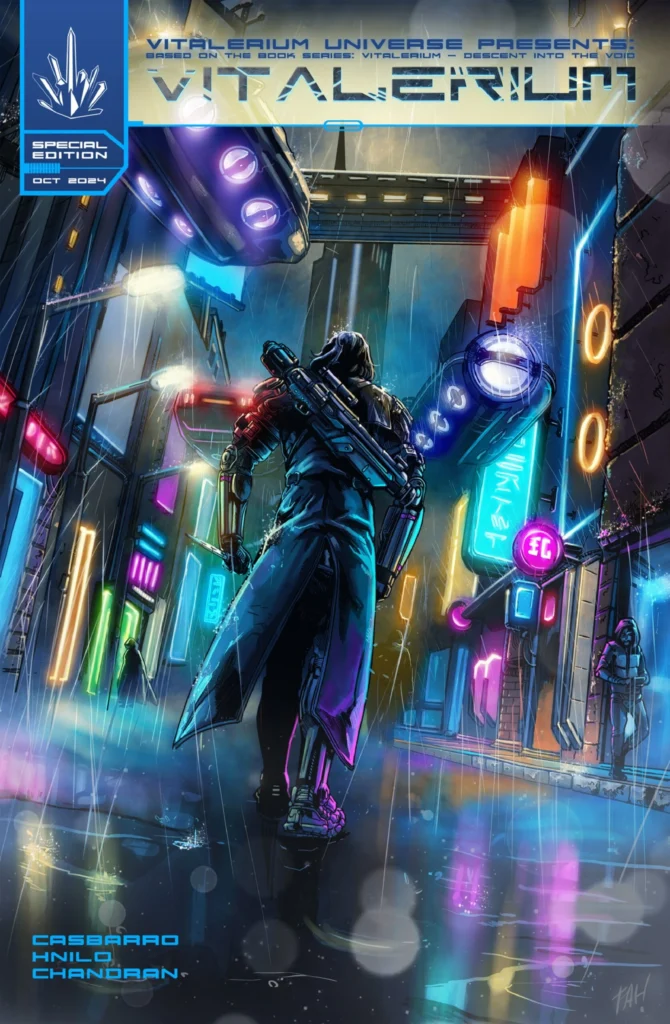 Vitalerium Comic Book Cover – First Edition Release