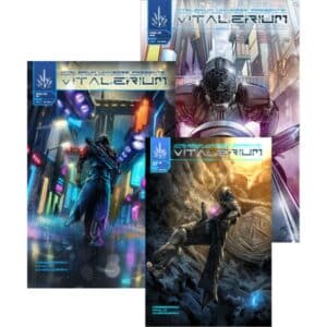 3 original fanned out comics